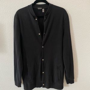 Black ASOS men’s cardigan. Size large. Great condition. Barely worn.